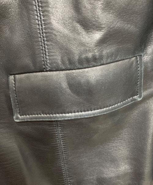 BURBERRY LONDON（バーバリーロンドン）BURBERRY LONDON (バーバリーロンドン) ラムレザー3Bジャケット ブラック サイズ:13の古着・服飾アイテム