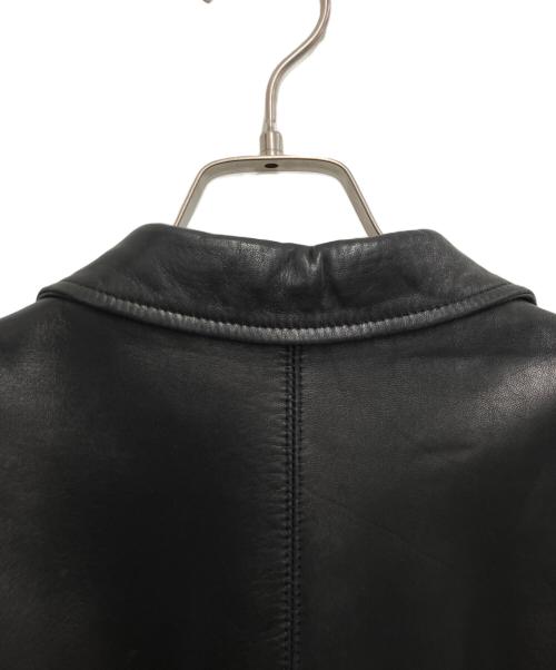 BURBERRY LONDON（バーバリーロンドン）BURBERRY LONDON (バーバリーロンドン) ラムレザー3Bジャケット ブラック サイズ:13の古着・服飾アイテム
