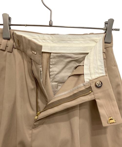 SLOBE IENA（スローブ イエナ）SLOBE IENA (スローブ イエナ) 撥水2タックチノパンツ ベージュ サイズ:36の古着・服飾アイテム