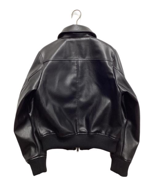 CLEL（クレイル）CLEL (クレイル) ディープテクスチャーブルゾン ブラック サイズ:Sの古着・服飾アイテム