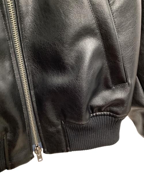 CLEL（クレイル）CLEL (クレイル) ディープテクスチャーブルゾン ブラック サイズ:Sの古着・服飾アイテム