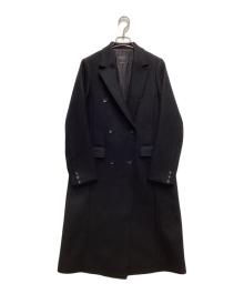 UNITED TOKYO（ユナイテッドトーキョー）の古着「カシミヤ混ダブルブレストコート」｜ブラック