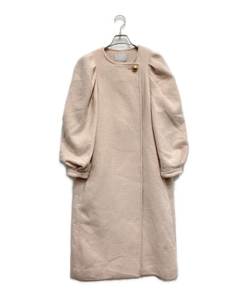 CELFORD（セルフォード）CELFORD (セルフォード) メタルボタンパフスリーブコート ピンク サイズ:36の古着・服飾アイテム
