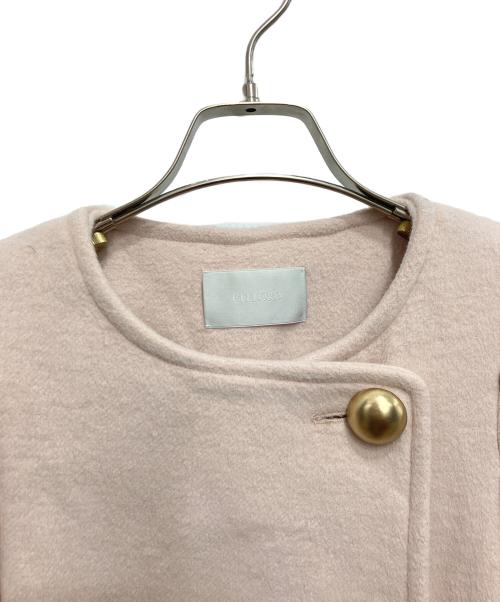 CELFORD（セルフォード）CELFORD (セルフォード) メタルボタンパフスリーブコート ピンク サイズ:36の古着・服飾アイテム