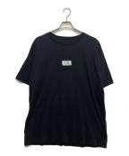 MM6 Maison Margielaエムエムシックスメゾンマルジェラ）の古着「Numeric Cotton T-Shirt」｜ブラック