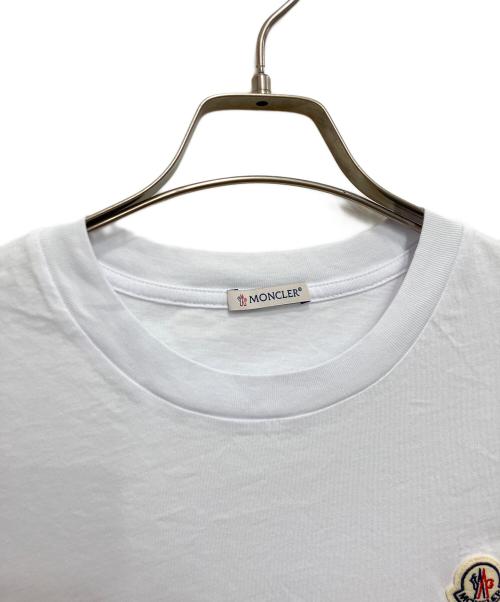 MONCLER（モンクレール）MONCLER (モンクレール) SS TSHIRT ホワイト サイズ:Lの古着・服飾アイテム