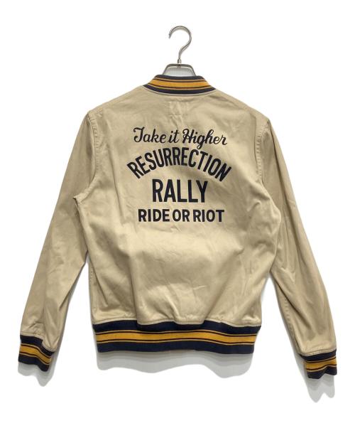 COOTIE PRODUCTIONS（クーティープロダクツ）COOTIE PRODUCTIONS (クーティープロダクツ) スタジャン ベージュ サイズ:不明の古着・服飾アイテム