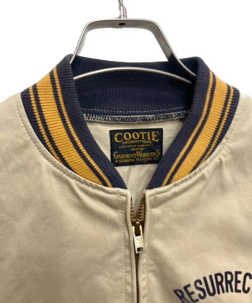 COOTIE PRODUCTIONS（クーティープロダクツ）COOTIE PRODUCTIONS (クーティープロダクツ) スタジャン ベージュ サイズ:不明の古着・服飾アイテム