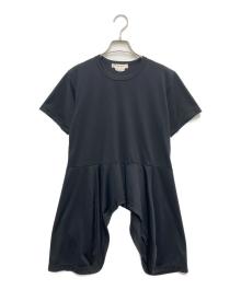 COMME des GARCONS（コムデギャルソン）の古着「デザインヘムカットソー」｜ブラック