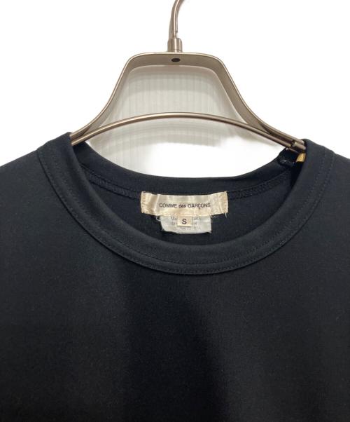 COMME des GARCONS（コムデギャルソン）COMME des GARCONS (コムデギャルソン) デザインヘムカットソー ブラック サイズ:Sの古着・服飾アイテム