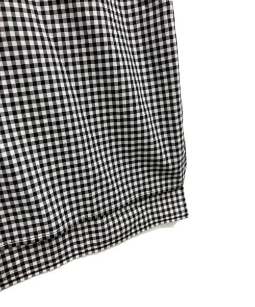 PRADA（プラダ）PRADA (プラダ) フリルシャツワンピース ホワイト×ブラック サイズ:38の古着・服飾アイテム