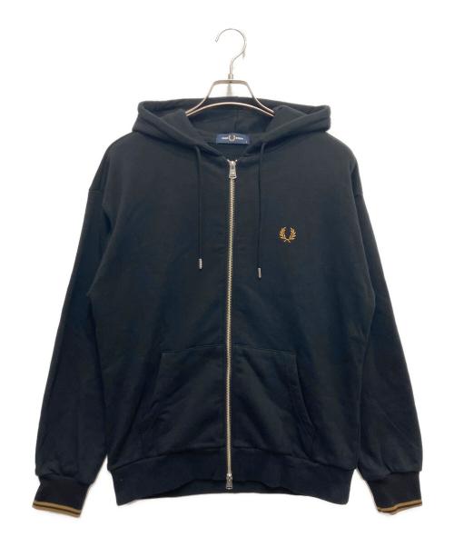 FRED PERRY（フレッドペリー）FRED PERRY (フレッドペリー) ジップパーカー ブラック サイズ:Sの古着・服飾アイテム