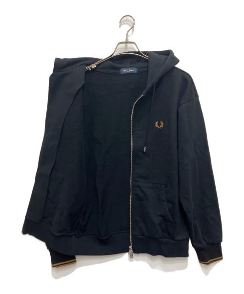 FRED PERRY（フレッドペリー）FRED PERRY (フレッドペリー) ジップパーカー ブラック サイズ:Sの古着・服飾アイテム