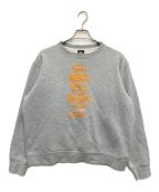 stussyステューシー）の古着「クルーネックスウェット」｜グレー