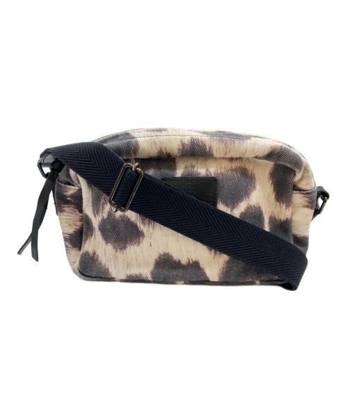 Vivienne Westwood（ヴィヴィアンウエストウッド）Vivienne Westwood (ヴィヴィアンウエストウッド) レオパード柄ショルダーバッグ ホワイト×ブラックの古着・服飾アイテム