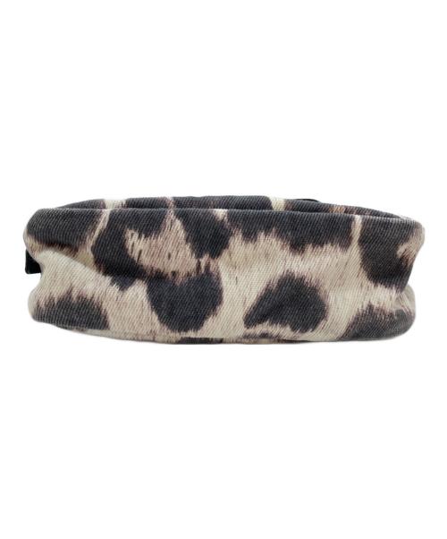 Vivienne Westwood（ヴィヴィアンウエストウッド）Vivienne Westwood (ヴィヴィアンウエストウッド) レオパード柄ショルダーバッグ ホワイト×ブラックの古着・服飾アイテム