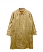Burberry'sバーバリー）の古着「ライナー付き裏ノヴァチェックステンカラーコート」｜ベージュ
