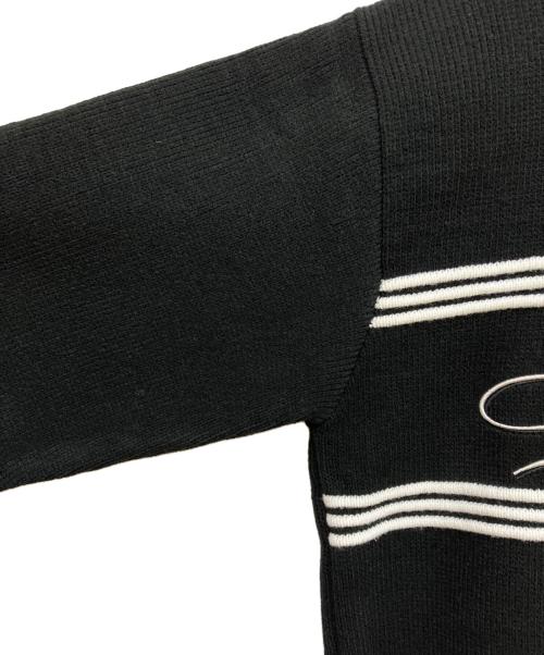 SUPREME（シュプリーム）SUPREME (シュプリーム) 25AW Script Stripe Half Zip Sweater ブラック サイズ:Mの古着・服飾アイテム