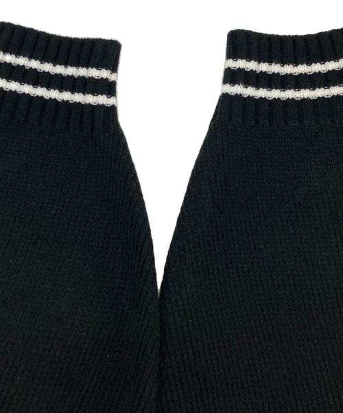 SUPREME（シュプリーム）SUPREME (シュプリーム) 25AW Script Stripe Half Zip Sweater ブラック サイズ:Mの古着・服飾アイテム