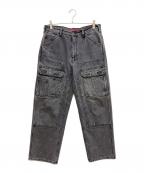 SUPREMEシュプリーム）の古着「Double Knee Denim Utility Pant」｜グレー