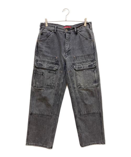 SUPREME（シュプリーム）SUPREME (シュプリーム) Double Knee Denim Utility Pant グレー サイズ:SIZE 76cm (W30)の古着・服飾アイテム