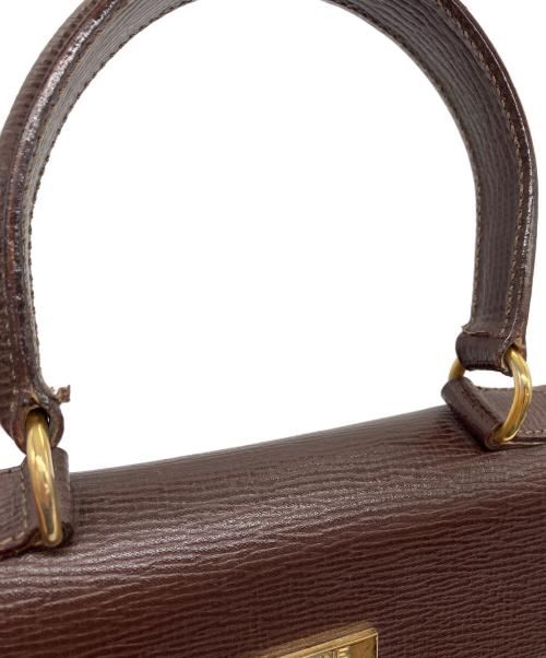 CELINE（セリーヌ）CELINE (セリーヌ) 2WAYトップハンドバッグ ブラウンの古着・服飾アイテム