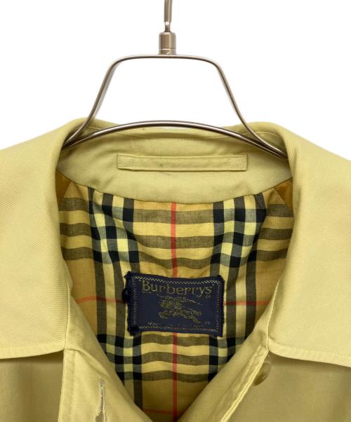 Burberry's（バーバリーズ）Burberry's (バーバリーズ) ステンカラーコート イエロー サイズ:-の古着・服飾アイテム