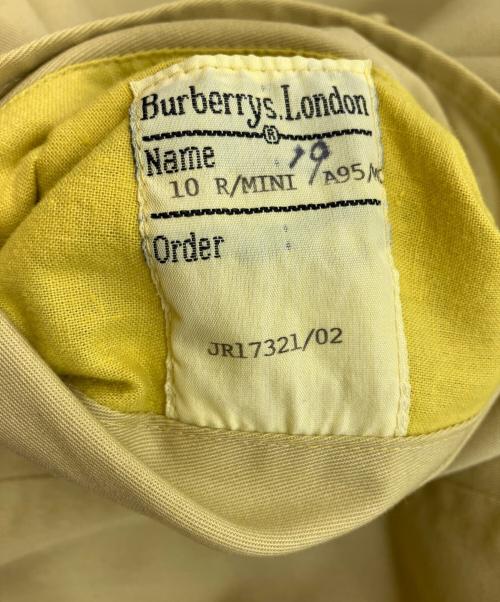 Burberry's（バーバリーズ）Burberry's (バーバリーズ) ステンカラーコート イエロー サイズ:-の古着・服飾アイテム