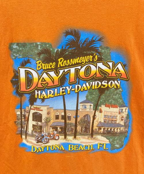 HARLEY-DAVIDSON（ハーレーダビッドソン）HARLEY-DAVIDSON (ハーレーダビッドソン) ヴィンテージTシャツ オレンジ サイズ:SIZE XLの古着・服飾アイテム