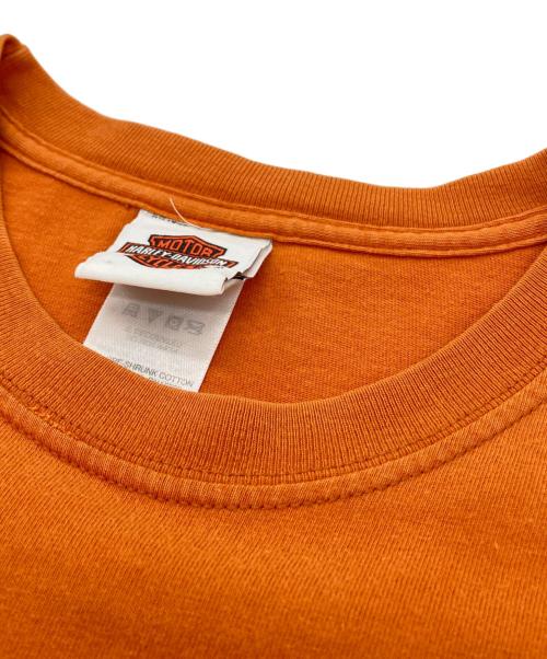 HARLEY-DAVIDSON（ハーレーダビッドソン）HARLEY-DAVIDSON (ハーレーダビッドソン) ヴィンテージTシャツ オレンジ サイズ:SIZE XLの古着・服飾アイテム