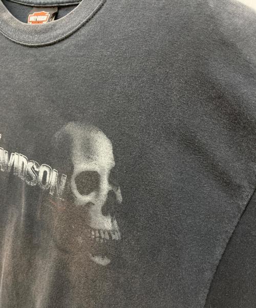 HARLEY-DAVIDSON（ハーレーダビッドソン）HARLEY-DAVIDSON (ハーレーダビッドソン) スカルプリントTシャツ ブラック サイズ:SIZE XLの古着・服飾アイテム