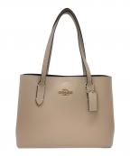 COACHコーチ）の古着「アベニュー キャリーオール トートバッグ」｜ライトグレー