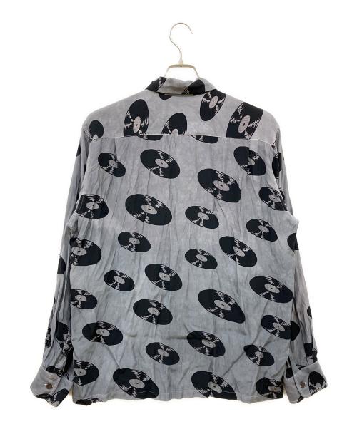 WACKO MARIA（ワコマリア）WACKO MARIA (ワコマリア) レコード柄シャツ グレー サイズ:XLの古着・服飾アイテム