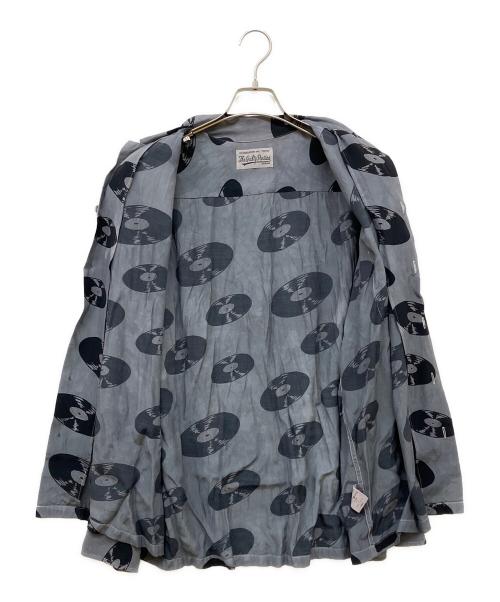 WACKO MARIA（ワコマリア）WACKO MARIA (ワコマリア) レコード柄シャツ グレー サイズ:XLの古着・服飾アイテム