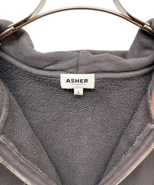 ASHER（アッシャー）ASHER (アッシャー) ROSIE ZIP パーカー チャコールグレー サイズ:Sの古着・服飾アイテム