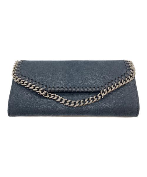 STELLA McCARTNEY（ステラマッカートニー）STELLA McCARTNEY (ステラマッカートニー) ファラベラロングウォレット ネイビーの古着・服飾アイテム