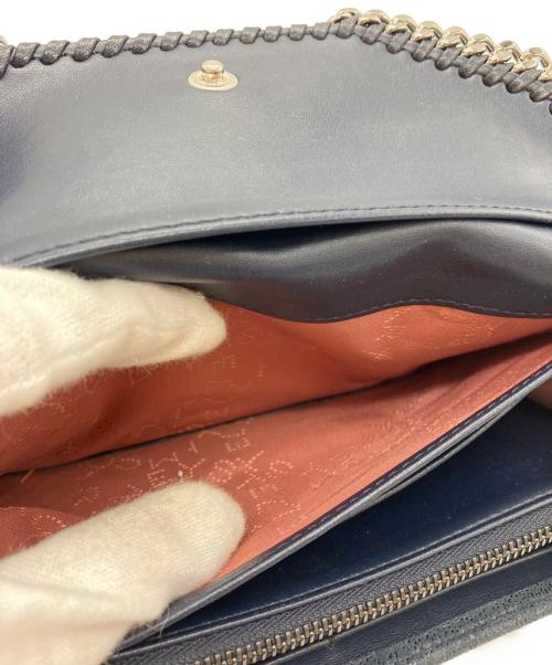 STELLA McCARTNEY（ステラマッカートニー）STELLA McCARTNEY (ステラマッカートニー) ファラベラロングウォレット ネイビーの古着・服飾アイテム