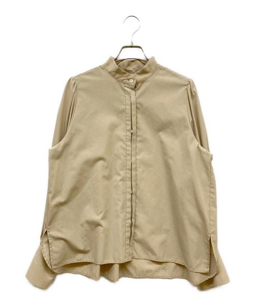 Audire（アウディーレ）Audire (アウディーレ) Audire bowtie volume blouse ベージュ サイズ:Mの古着・服飾アイテム