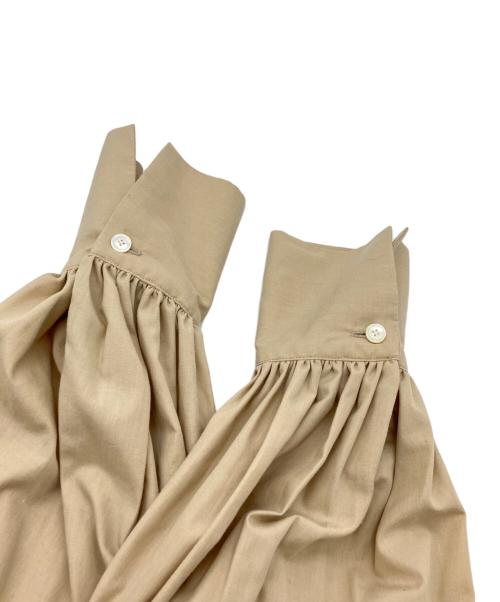 Audire（アウディーレ）Audire (アウディーレ) Audire bowtie volume blouse ベージュ サイズ:Mの古着・服飾アイテム