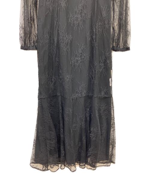 nairo（ナイロ）nairo (ナイロ) レディシルエットレースドレス ブラック サイズ:SIZE M 未使用品の古着・服飾アイテム