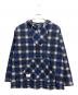 schoot（ショット）の古着「BAJA HOODED OMBRE NEL SHIRT」｜ブルー×ブラック