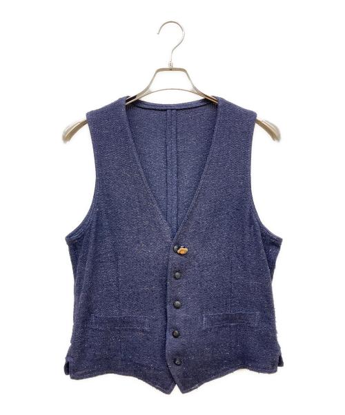 LARDINI（ラルディーニ）LARDINI (ラルディーニ) ジレ ネイビー サイズ:46の古着・服飾アイテム