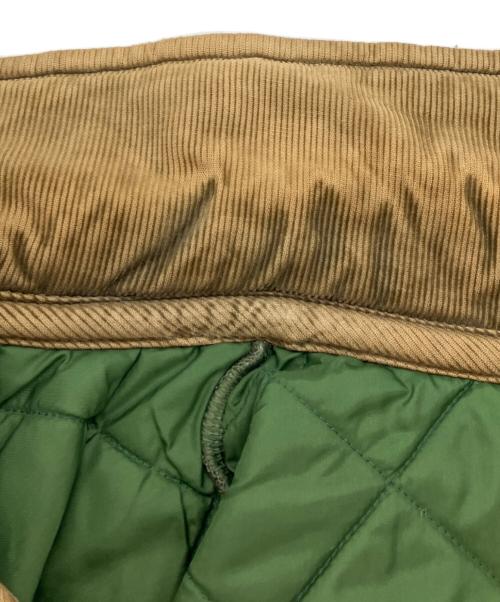 LAVENHAM（ラベンハム）LAVENHAM (ラベンハム) ネップウールキルティングコート グレー×ベージュ サイズ:Mの古着・服飾アイテム
