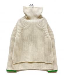 YORI（ヨリ）の古着「Whole Garment Chimney Knit」｜ホワイト