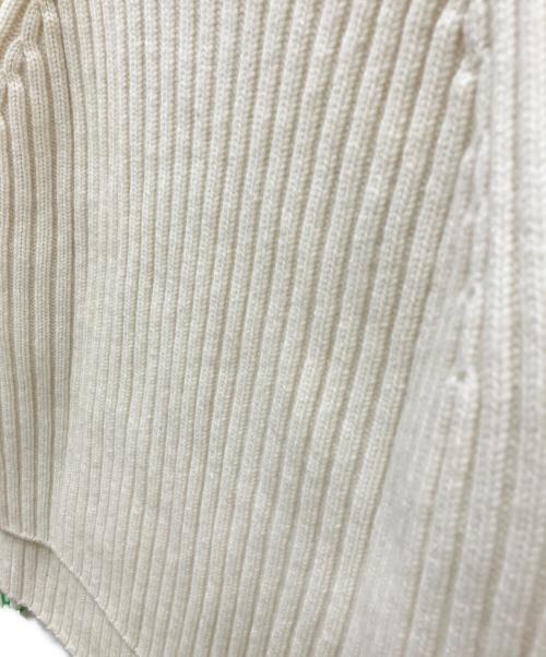 YORI（ヨリ）YORI (ヨリ) Whole Garment Chimney Knit ホワイト サイズ:FREE 未使用品の古着・服飾アイテム