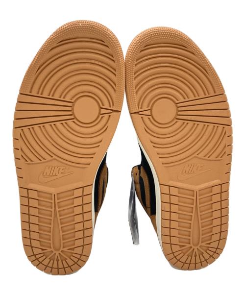 NIKE（ナイキ）NIKE (ナイキ) AIR JORDAN 1 MID SE ブラウン×ブラック サイズ:UK9 未使用品の古着・服飾アイテム