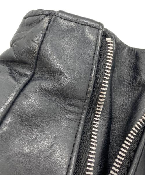 PERFECTO by Schott（パーフェクト バイ ショット）PERFECTO by Schott (パーフェクト バイ ショット) レザーライダースジャケット ブラック サイズ:40の古着・服飾アイテム