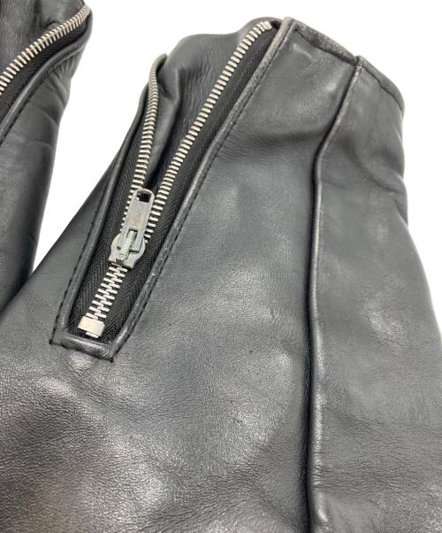 PERFECTO by Schott（パーフェクト バイ ショット）PERFECTO by Schott (パーフェクト バイ ショット) レザーライダースジャケット ブラック サイズ:40の古着・服飾アイテム