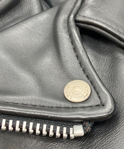 PERFECTO by Schott（パーフェクト バイ ショット）PERFECTO by Schott (パーフェクト バイ ショット) レザーライダースジャケット ブラック サイズ:40の古着・服飾アイテム