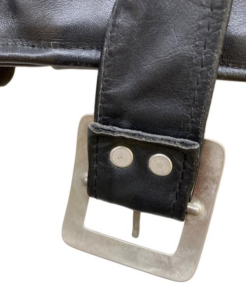 PERFECTO by Schott（パーフェクト バイ ショット）PERFECTO by Schott (パーフェクト バイ ショット) レザーライダースジャケット ブラック サイズ:40の古着・服飾アイテム